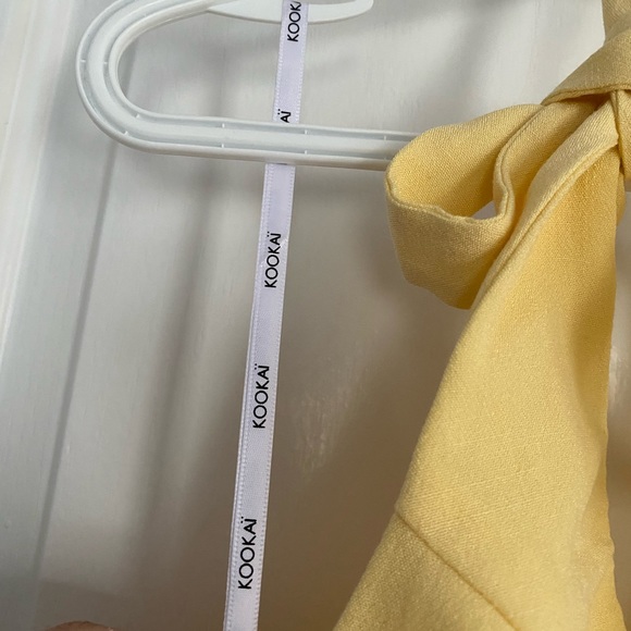 KOOKAI canari yellow halter dress - Picture 3 of 6